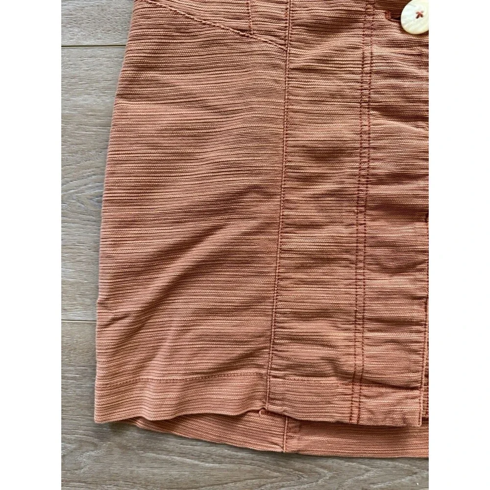 Free People Every Minute Every Hour Mini Skirt Noble Adobe Brown Terra Cotta 10
